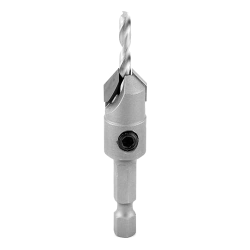 Amana Tool - (55268) Carbide Tipped 82° Countersink 1/2 Dia x 49 Deg x 1/4 Quick Release Hex Shank for Wood Screw #12