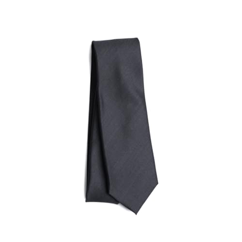 ゼニア ジャカード 織り ネクタイ ダークグレー