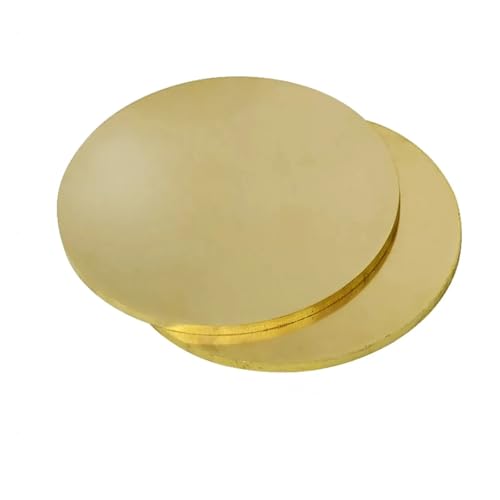 Plaque ronde en cuivre 200mm disque laiton pour modélisme et découpe métal