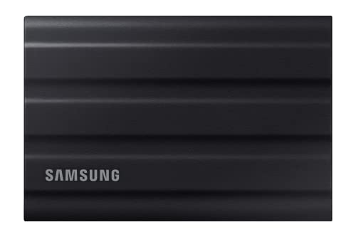 Image of Samsung T7 Shield Portable SSD 1TB, USB 3.2 Gen2 External SSD, Up to 1,050MB /s, Rugged, IP65 Water & Dust Resistant, for Photographers, Content Creators and Gaming, Mac Compatible, MU-PE1T0S, Black