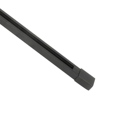 Levitantes Carril para Foco Negro, 1m, 2 Hilos, 2x100x3,5 cm Ideal para iluminación en hogar y Negocios, Imagen