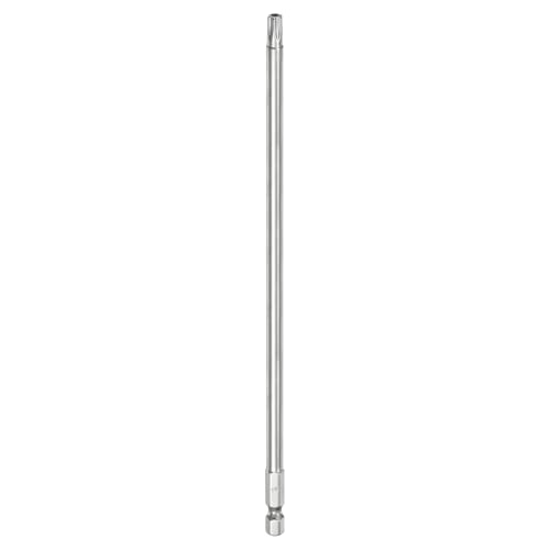 Image of HARFINGTON 1pcs T30 Security Torx Bit 1 /4 inch Hex Shank 8 inch Long S2 Steel Magnetic Tamper Resistant Star Bits Screwdriver Torx Head with Hole for Driver Drill Bits Remove Fastening Screws