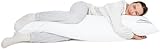 Le coussin de positionnement latéral avec housse amovible en 100 % coton – sommeil optimal et réparateur dans une position latérale stable