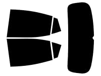 Passgenaue Tönungsfolie für-Hyundai I10 5-Türen 2019-... Heck/Seitenscheiben (35% Mittelschwarz)