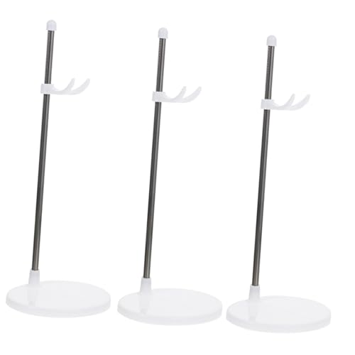 CHICAMPERA 3 piezas Soportes Ajustables para Muñecas Exhibidor de Plástico para Figuras y Modelos para Niñas y Organización de Juguetes Habitaciones CHICAMPERA 3 piezas Soportes Ajustables para Muñecas Exhibidor de Plástico para Figuras y Modelos para Niñas y Organización de Juguetes Habitaciones