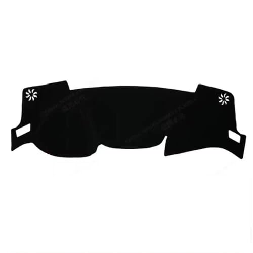 Tapis de Tableau de Bord en Polyester Noir pour Nissan Qashqai J11 2014-2020