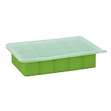 green sprouts Fresh Baby Food Freezer Tray made from Silicone, Green