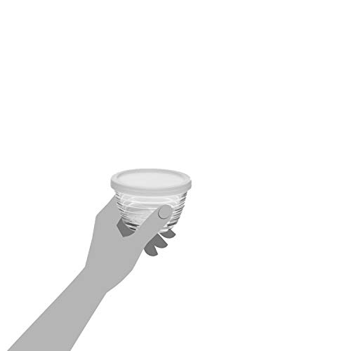 Libbey Small Glass Bowls With Lids, 6.25 Ounce, Set Of 8, Clear, 3.45-Inch - #TOP5