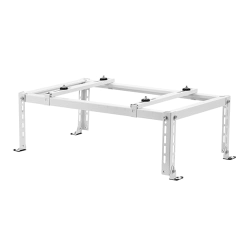 Kompatibel Mit SucceBuy, Mini- Split- Bodenständer, Verstellbarer Anti- Vibrations- Mini- Split- Ständer For 9000 Bis 24000 BTU AC- Wärmepumpe Im Freien(35.4x19x16inch)