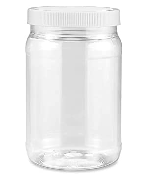 Smart Solutions Clear Plastic Mason Jars (18 Oz 12 Pack) | With Screw-On Airtight Lids | Refillable | No Bpa | Perfect For Crafts, Herbs, Slime, Food & Liquids | Made In Usa (White Lids) #TOP1