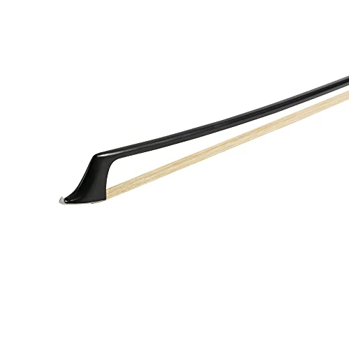 Mi&Vi Classic Carbon Fiber Cello Bow (Full Size 4/4) With Free Rosin And Bow Soft Bag | Ebony Frog | Well Balanced | Real Mongolian Horse Hair - By Mivi Music #TOP3