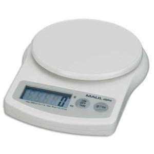 MAUL Alpha-Briefwaage, elektronisch, 5 kg, Weiß
