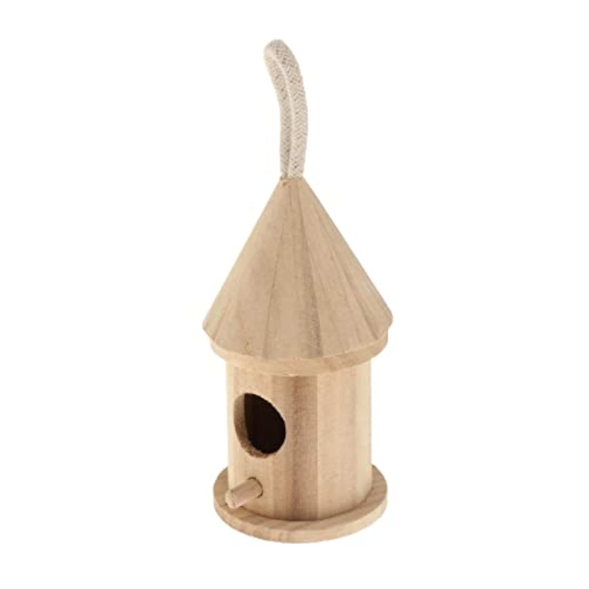 Wooden Bird House for Outside, Nesting Box