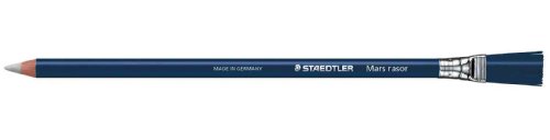 Staedtler Mars Rasor Eraser Pencils, Set of 6, with Cap, Blue