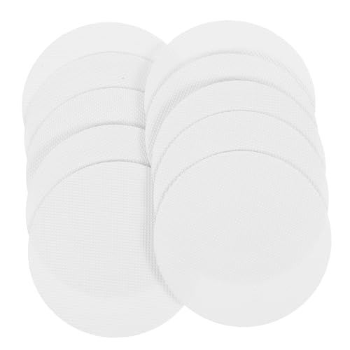 EXAOMBLE 10 Piezas Calcomanías Antideslizantes de Peva para Bañera y Ducha Blanco Pegatinas Autoadhesivas de Seguridad para Evitar Resbalones Superficies Mojadas