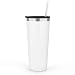 Maars Roadie Double Wall Stainless Steel Tumbler, 22 Ounce (White)