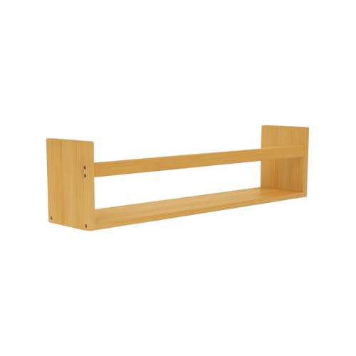 7H SEVEN HOUSE Estante Modular de Bambú con 1 Nivel 57x10x14cm 7house