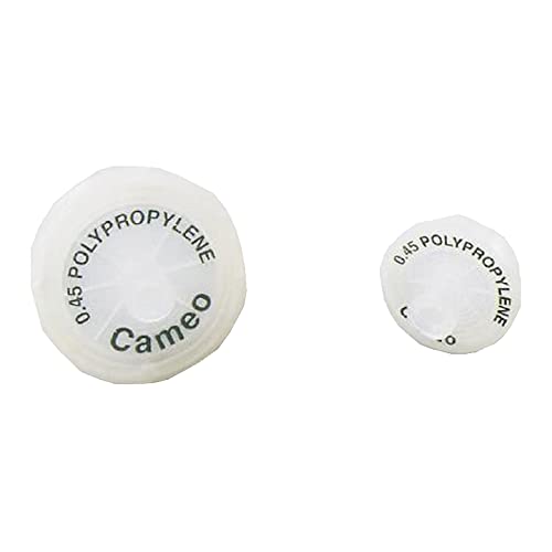 Image of Cameo 1224818 Polypropylene Syringe Filters, 0.45 Micron Pore Size, 17mm Diameter (Pack of 200)