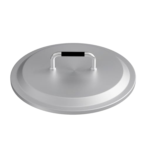 Fire Pit Lid for Solo Stove Bonfire 19.5 Inch Stainless Steel Round Lid for Solo Stove and Other 19.5 Outdoor Fire Pits with Handle Camping Accessories