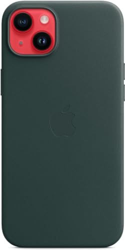 Image of Apple iPhone 14 Plus Leather Case with MagSafe - Forest Green