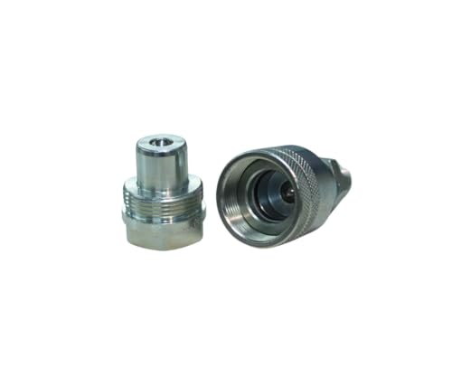 Image of Hydraulic quick connect 10,000 PSI size 3 /8 inch thread 3 /8 NPT C-604 replacement 1 set