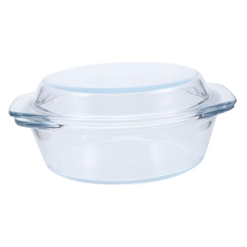 VALICLUD Mikrowellengeeignete Glas Auflaufform mit Deckel