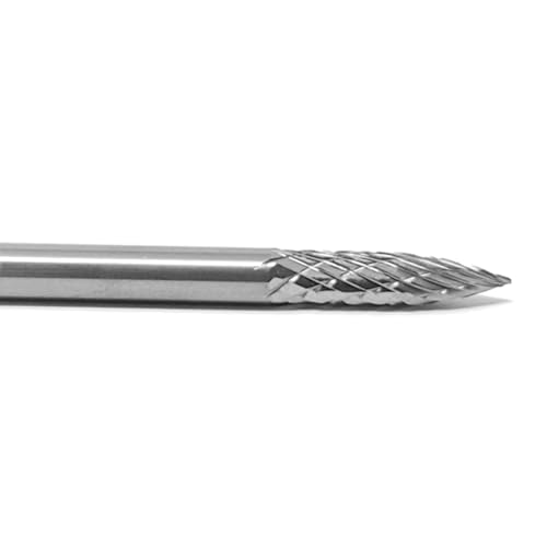 Fresa de carburo doble corte SG-43 1/8" x 3/8" miniatura 3