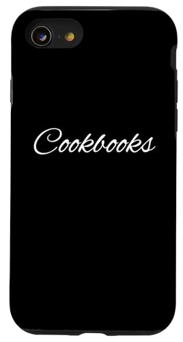 Custodia per iPhone SE (2020) / 7 / 8 Libri di cucina / amanti dei libri di cucina / Homecook / design moderno dei caratteri