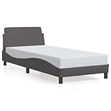 Photo Gallery ikayaa letto singolo 80x200 struttura letto imbottita con testiera telaio con rete a doghe in legno e similpelle-grigio-80 x 200 cm Photo Gallery ikayaa letto singolo 80x200 struttura letto imbottita con testiera telaio con rete a doghe in legno e similpelle-grigio-80 x 200 cm