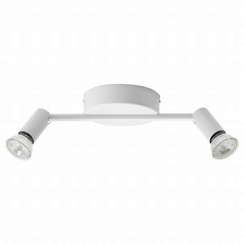 Amazon | IKEA イケア シーリングスポットライト 2スポット ホワイト