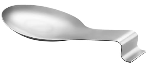 Brushed Finished Stainless Steel Spoon Rest Spatula Ladle Holder thumb #1