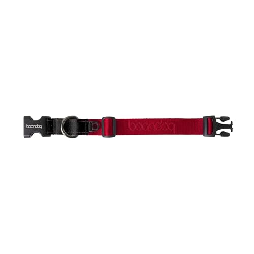 Boondog Original Halsbänder, Medium, schwarz/ rot-2