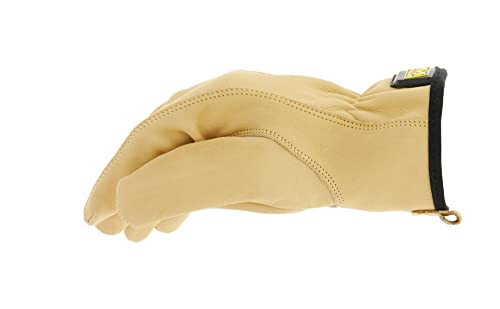 Mechanix Wear: Cow Leather Driver Glove With Durahide Water Resistant Technology, Quick Fitting Safety Work Gloves (Tan, X-Large) #TOP7