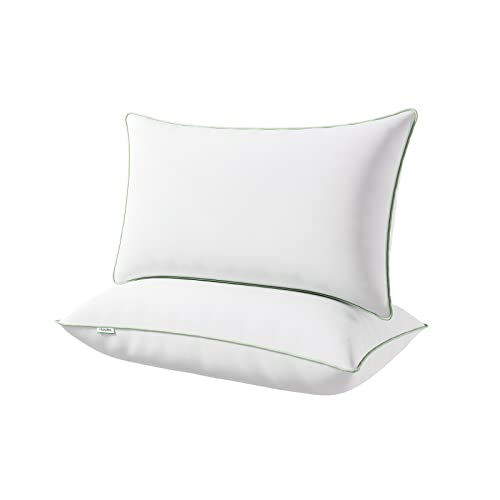 Novilla Almohada 40x80cm Pack 2 de Cama Relleno de Fibra Pillow Antiarrugas con Cremallera Oeko-Tex...