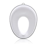【Protección contra salpicaduras especialmente diseñada】: la protección contra salpicaduras de orina integrada evita que la orina se derrame, se derrame y se ensucie. Facilita la limpieza de su baño y mantiene su baño siempre limpio, adecuado para niños y niñas.