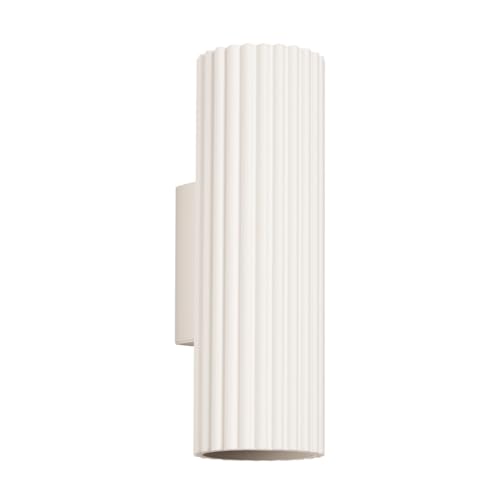 SOLLUX lighting Wandleuchte Innen Wandlampe Aluminium 1 Flammig 6,5 x 8,5 x 20 cm Karbon Beige SOLLUX lighting Wandleuchte Innen Wandlampe Aluminium 1 Flammig 6,5 x 8,5 x 20 cm Karbon Beige