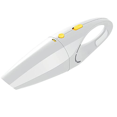 ALUNVA Handsauger Kabellos,Tragbarer Nass & Trocken Auto Staubsauger 120W 5000pa Leistungsstarke Absaugung Handstaubsauger Forhome Küche Reinigungsbürste-Weiß Drahtlos Cover