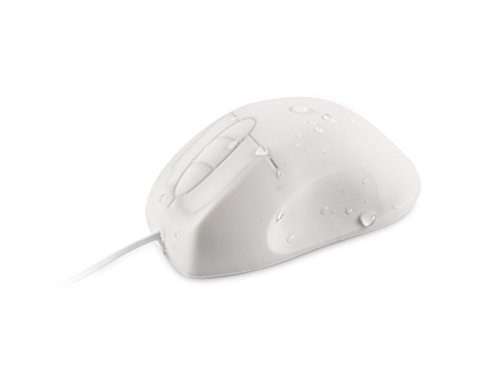 Sanitype Professional-Grade Ergonomic Optical Washable Mouse With 3-Button Scroll (Usb/Ps2) (White) | Omst0C01-W #TOP3