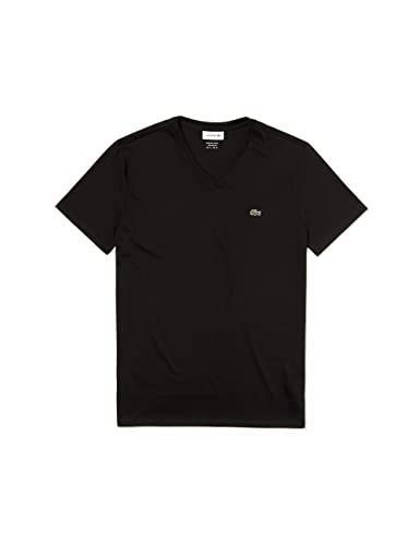 Lacoste T-Shirt Regular Fit Homme , Noir, XL