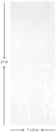 Miniatura 5 de Bolsas de periódico  1000 bolsas  7.5 x 21  Bolsas de polietileno de plástico transparente para periódicos  Cabezal de cartón perforado fácil diseño