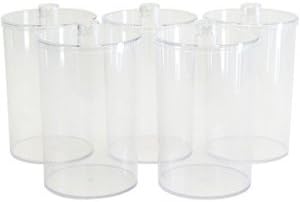 Clear Plastic Sundry Jars: Unlabeled, - 5 EA/CS by Grafco