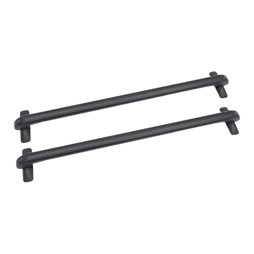 Barras portaequipajes para coche sin rieles fijación en ventana con cerradura antirrobo aluminio 40''