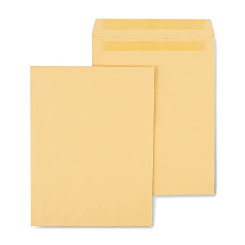 Enveloppes auto-adhésives Staples 534818 marron format catalogue 25,4x33 cm x100