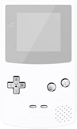 eXtremeRate Scarlet Red Replacement Full Set Buttons for Gameboy Color GBC - Handheld Game Console NOT Included