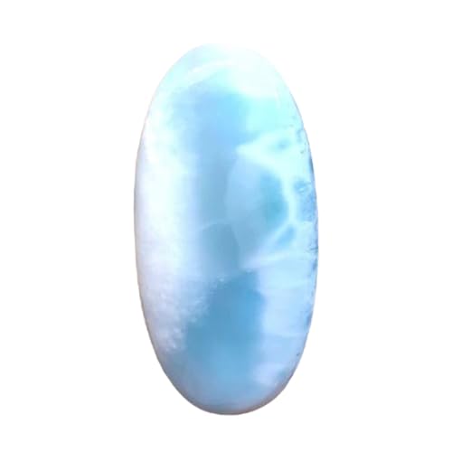 Larimar cabochon ovale naturel 39x19x6mm pour création de bijoux de litothérapie