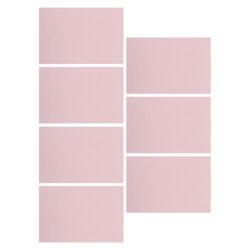 Bloc de gravure en caoutchouc TPR rose ABOOFAN pour tampons DIY (7 pièces)