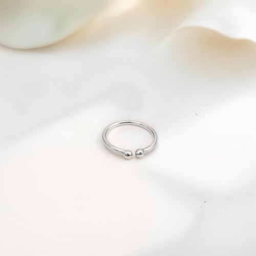 Image of HighSpark 92.5 Sterling Silver Faux Nose Ring for Women | No Piercing Required | Simple & Elegant Nose Ring for Women & Girls | Lovely Gift