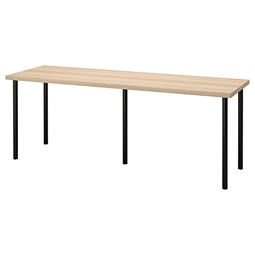 LAGKAPTEN/���O�J�v�e���EADILS/�I�f�B���X�F�e�[�u��200x60 cm �z���C�g�X�e�C���I�[�N��/�u���b�N�i294.176.30�j