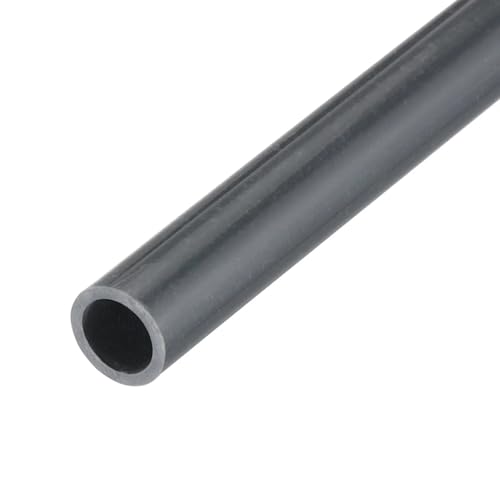 tubo redondo de PVC para ferretería, Tubo rígido de PVC gris oscuro, varios tamaños, for manguera de agua(5mmx7mmx0.5m)