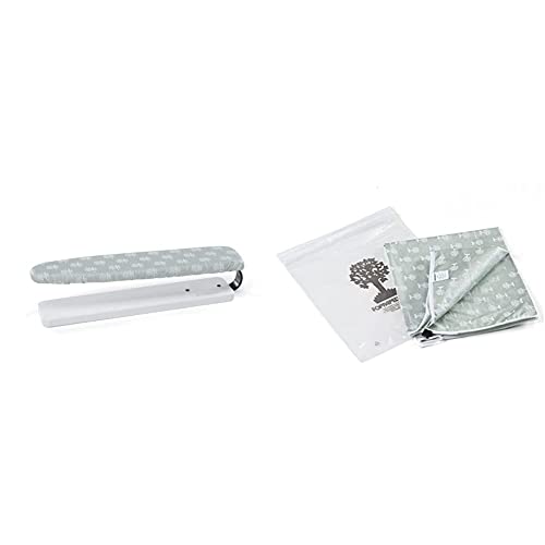 Foppapedretti Lo Stiramaniche Accessorio Stiro, Bianco & Lacopertina - Copertina Ricambio Per Asse Da Stiro, Cotone